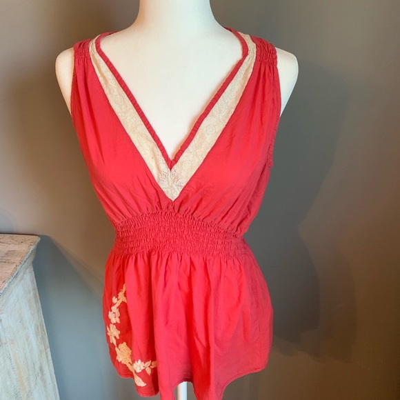 Loungerie pink tank, size 2 (fits like a medium) - Picture 2 of 5